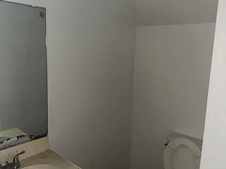 Half Bath downstairs past the kitchen