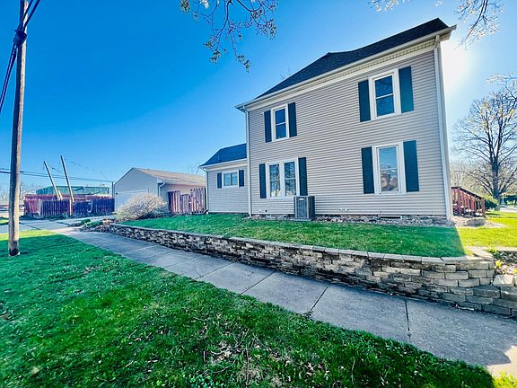 West side of house