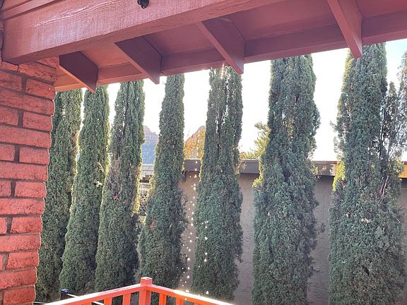 corner of covered patio