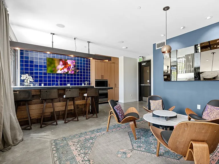Resident lounge with kitchenette