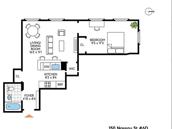 2nd image of 150 Nassau St APT 6D