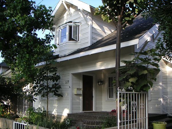 From the sidewalk