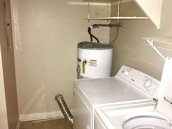 Laundry room with storage