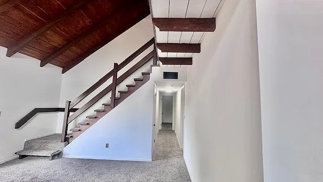 Up to the Loft area