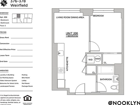 2nd image of 376 Weirfield St #206