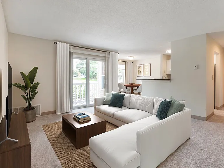Classic Package I living room with carpet