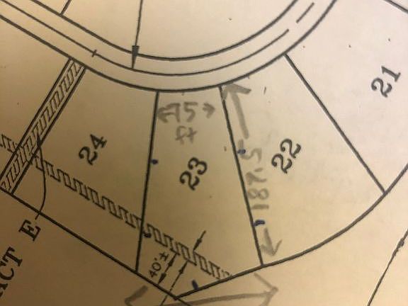 Lot dimensions 