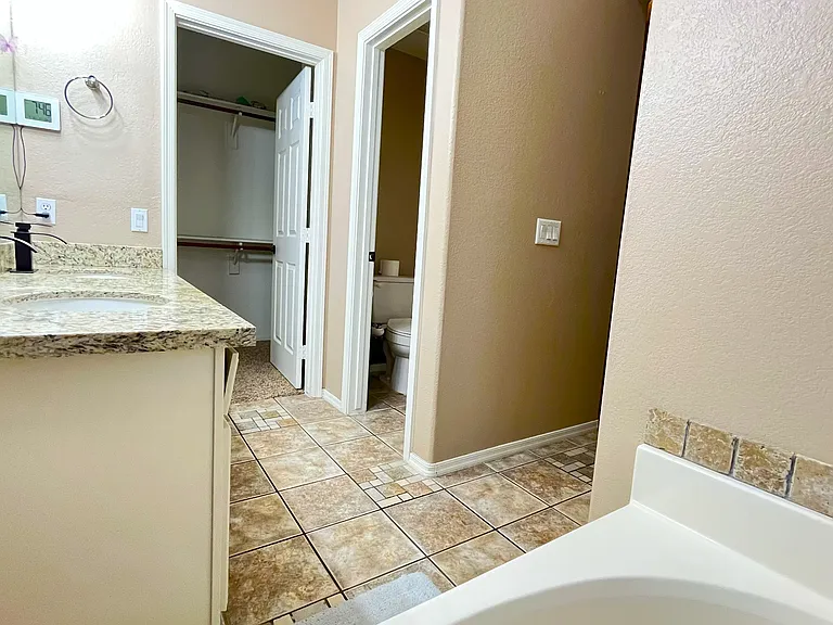 Full Bathroom in Master Bedroom