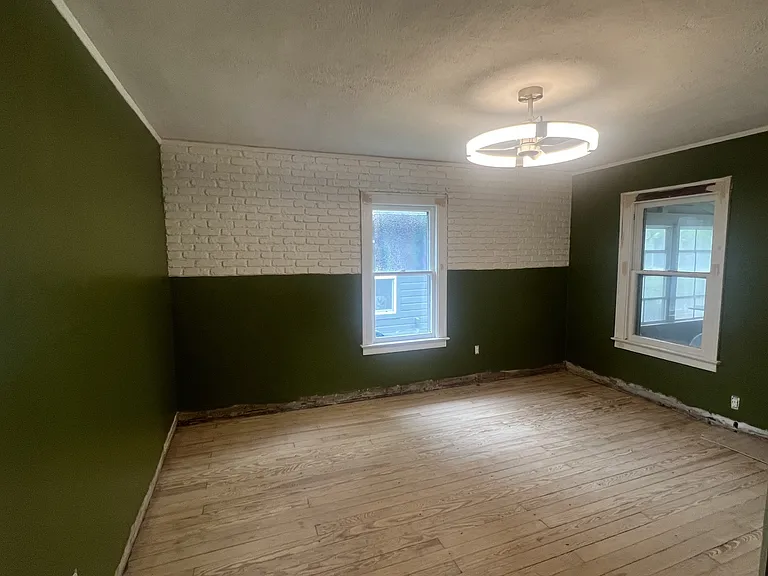 Living Room, new trim to be installed