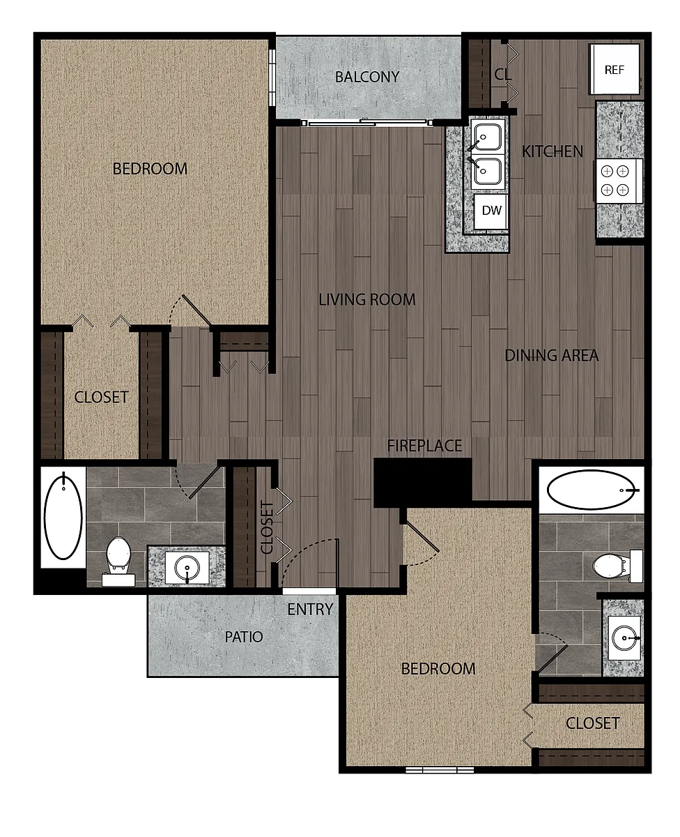 Floor plan The Riverside