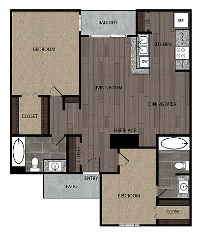 Floor plan The Riverside