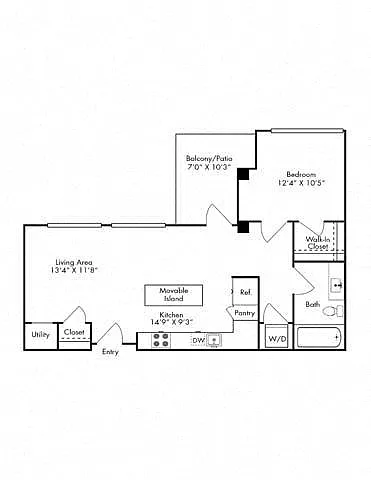 Floor plan 1S