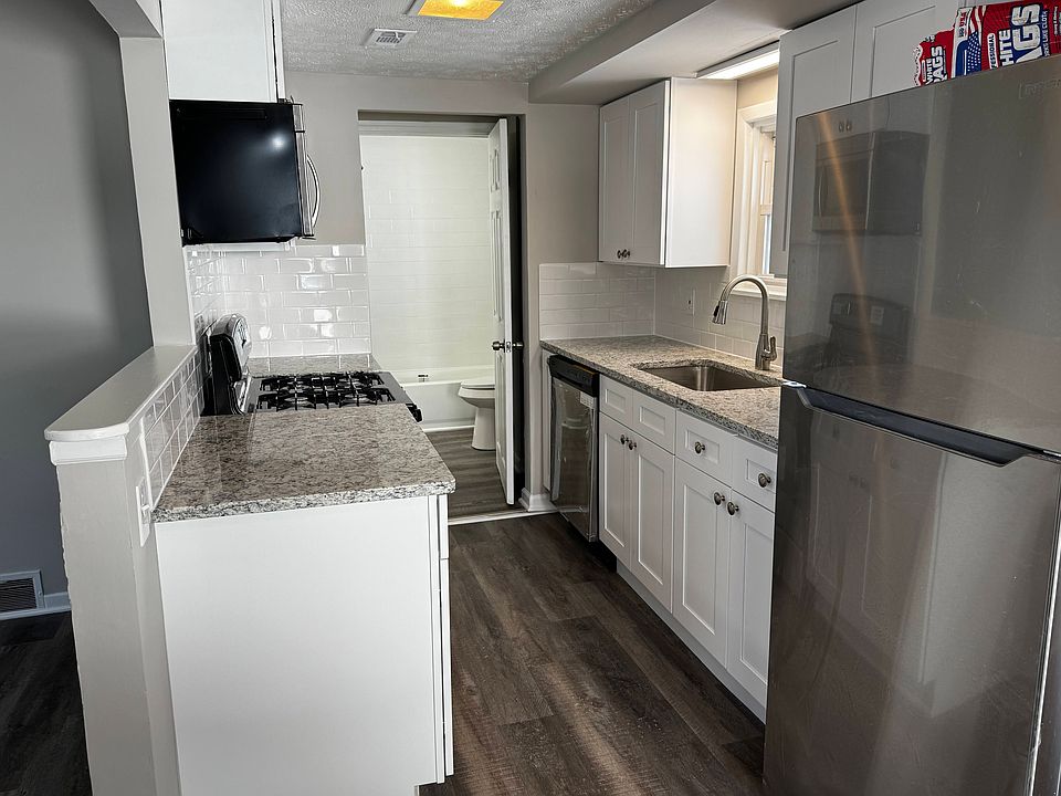 Everything in kitchen is newer: no-slam cabinets, granite counters, stainless steel appliances