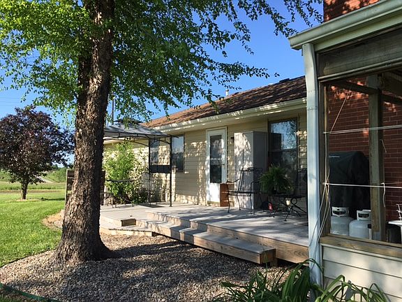 East facing back deck