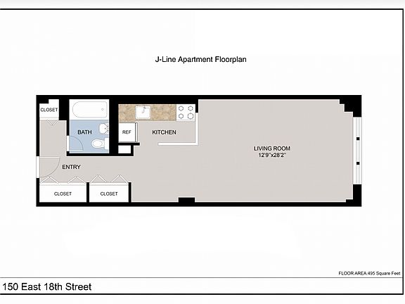 2nd image of 150 E 18th St APT 3J
