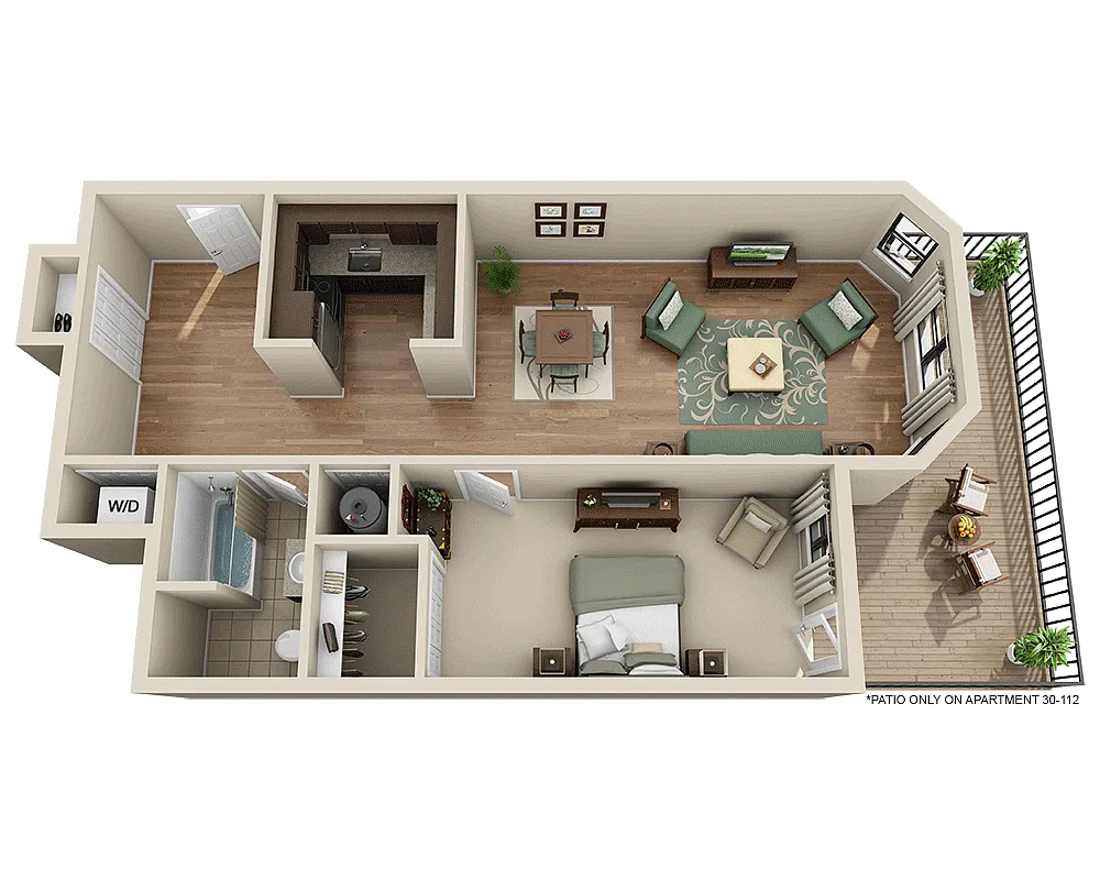 Floor plan 30 Garrison - A1E