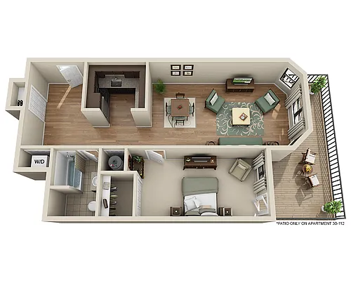 Floor plan 30 Garrison - A1E