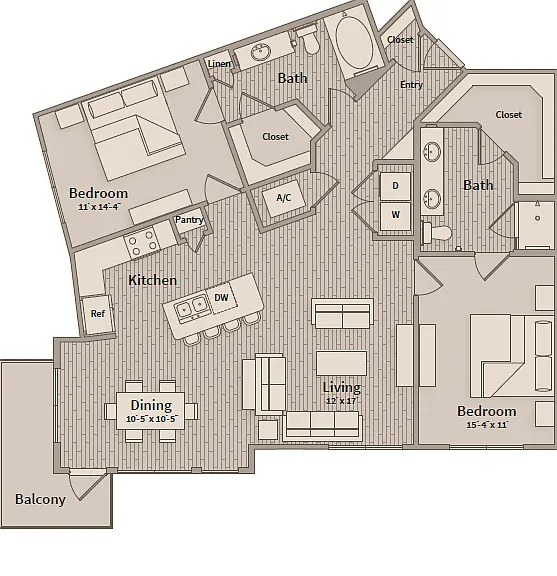 The Belvedere at Springwoods Village Apartments — Photo 45