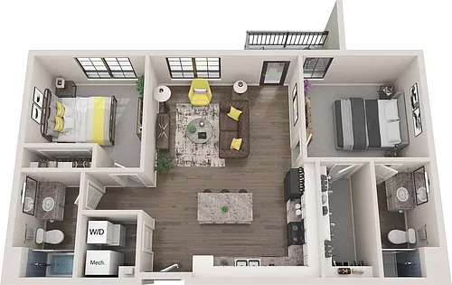 Floor plan The Chicago