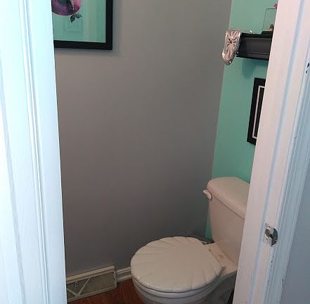 1/2 bath, main level