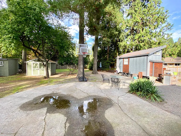huge back yard