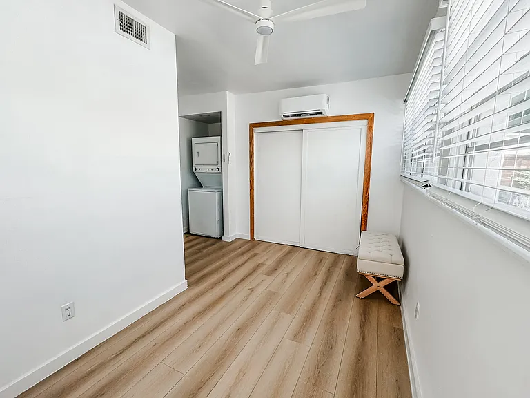 Bedroom 1 and In-Unit Washer/Dryer