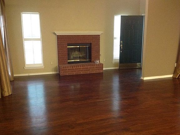 Wood burning fireplace