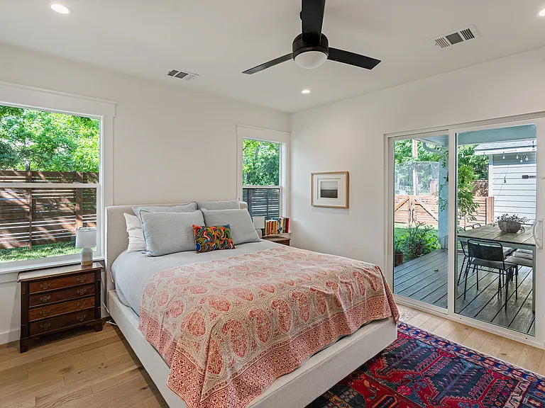 primary bedroom on ground floor