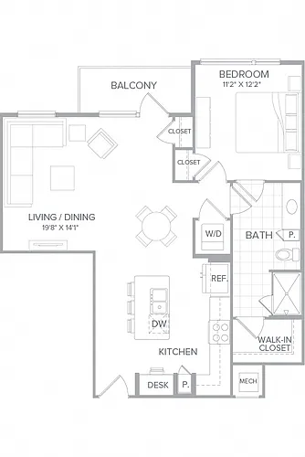 Floor plan A1b