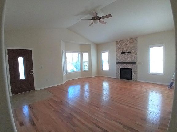 Great room with bay window.