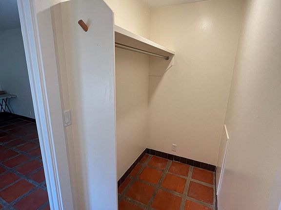 left side of double master closet