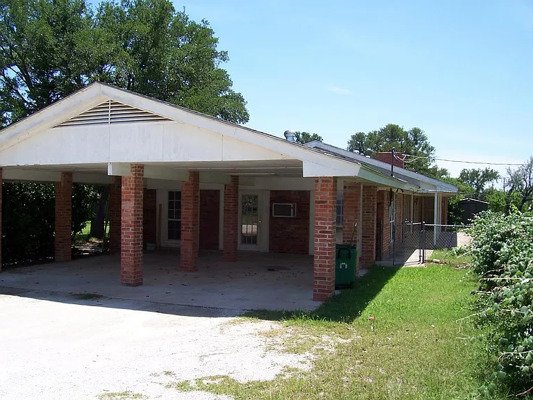 Brick Carport with Storage