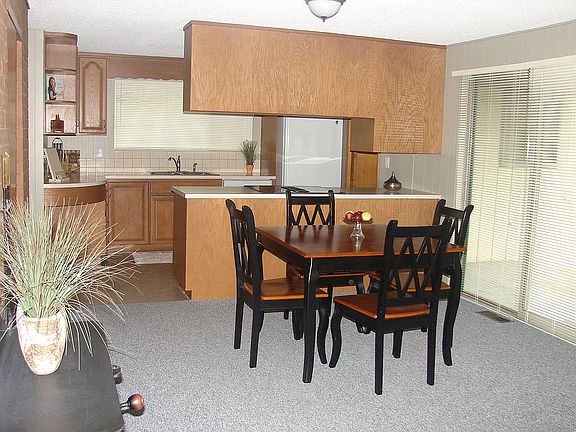 Open family room & kitchen