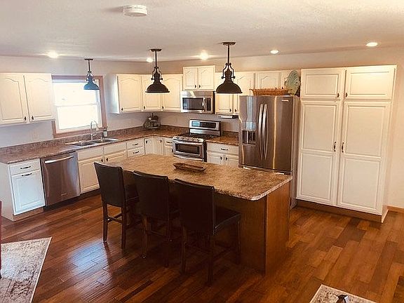Open concept kitchen area