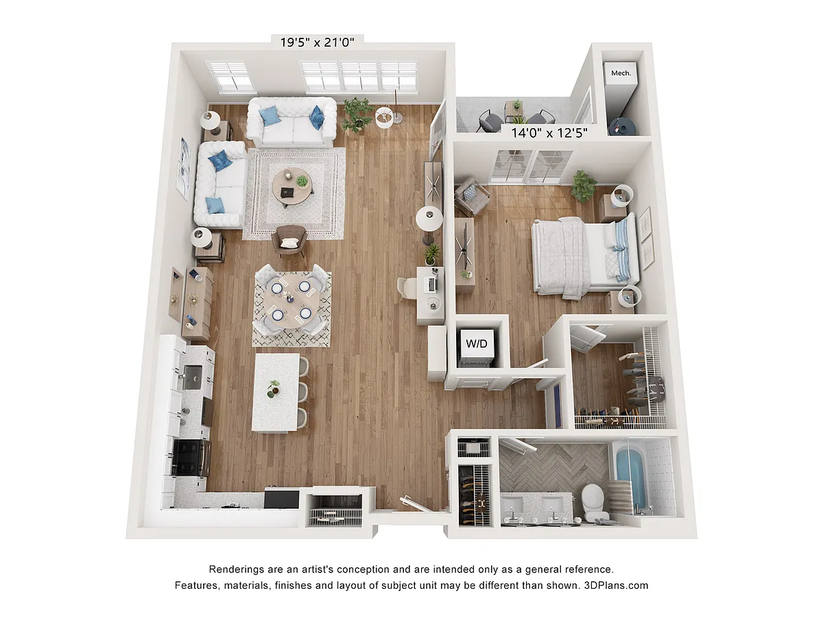 Floor plan 1C