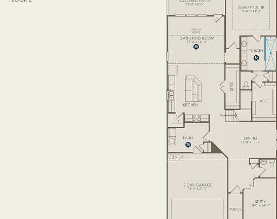 Woodland Floor Plan, Quick Move-In Home, Floor 1