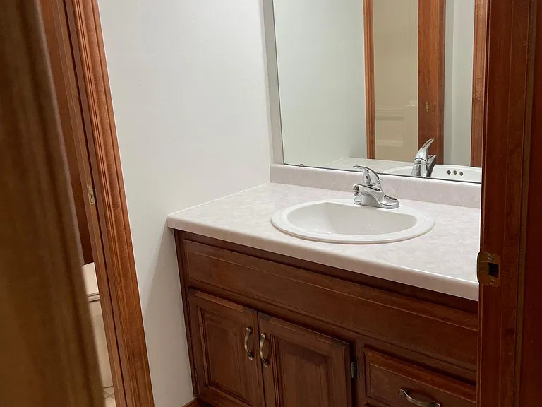 upstairs split bath