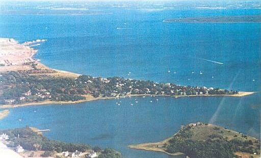 Aerial view of Shore Acres Neighborhood