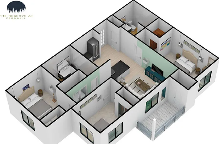 Three Bedroom Floor Plan Three Bedroom Floor Plan