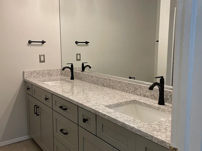 Newly remodeled Master bathroom