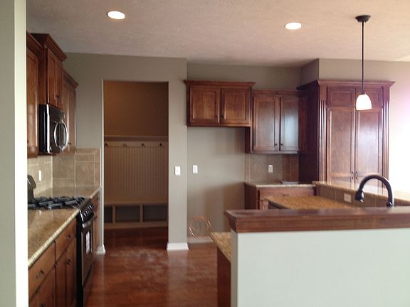 Custom birch cabinets