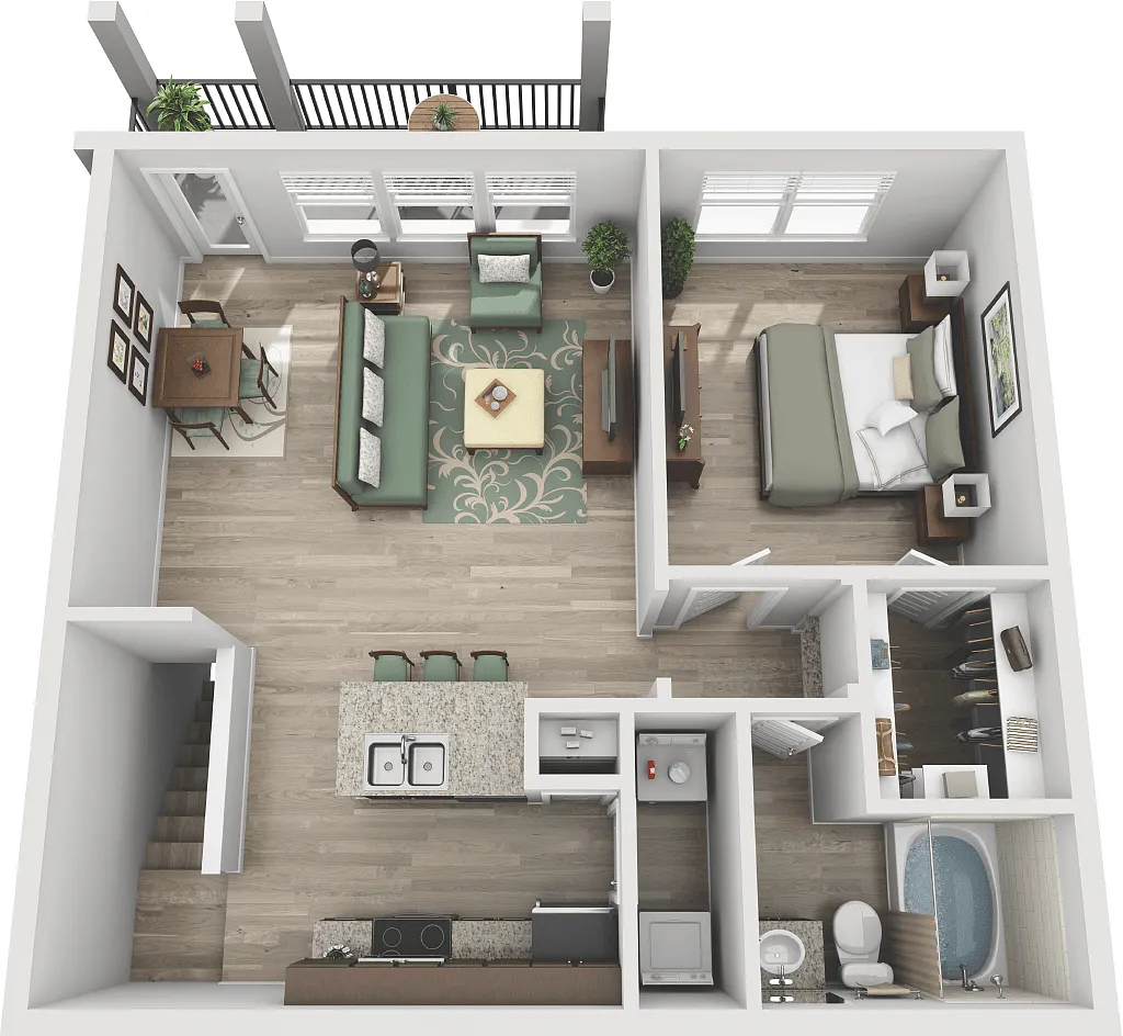 Floor plan A4 - Los Angeles