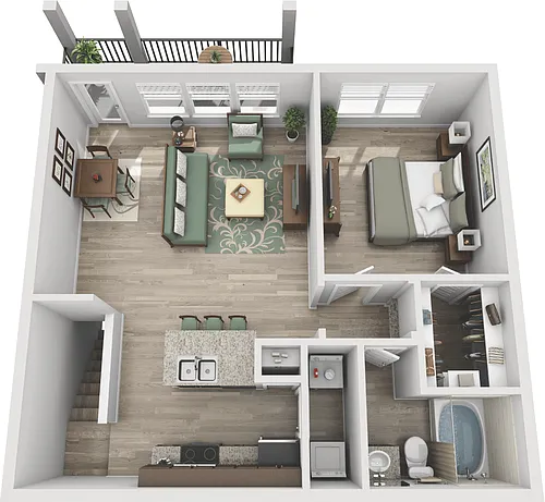 Floor plan A4 - Los Angeles