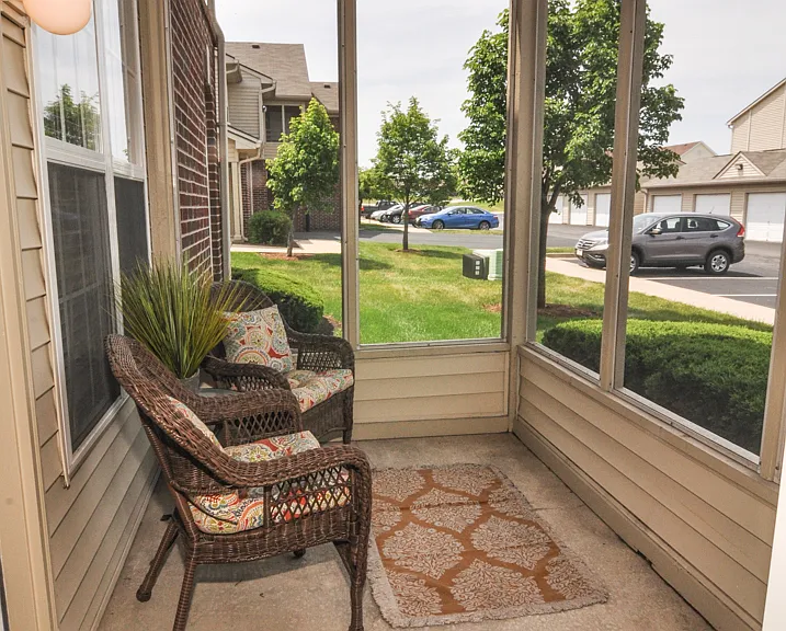 Model Apartment Screened in Patio