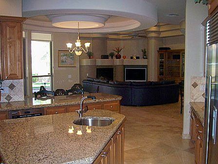 Breakfast nook and living Room