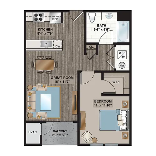 Floor plan Brookside