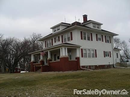 View from circle driveway