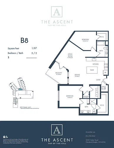 Floor plan B8