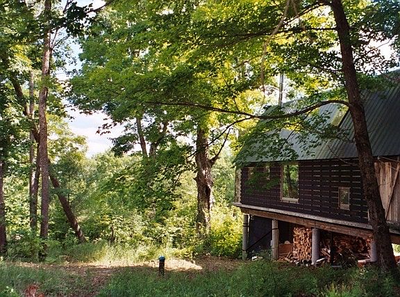 wood storage under cabin