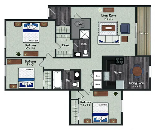 Floor plan Elm